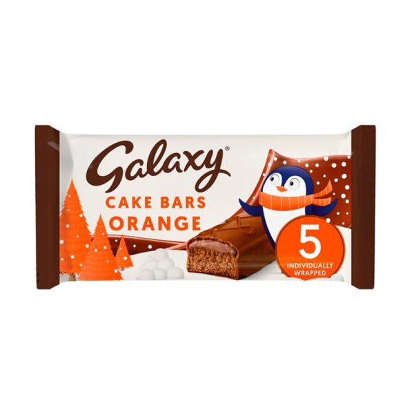 Батончики Galaxy Cake Bars Orange 5 шт