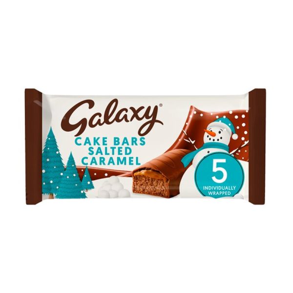 Батончики Galaxy Salted Caramel Cake Bars 5 шт