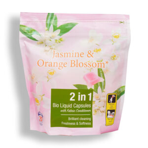 Капсулы для стирки 2 в 1 Jasmine & Orange Blossom 20 шт