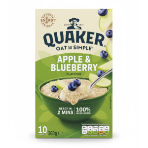Овсяная каша Quaker Oat So Simple Apple Blueberry Porridge 10х36 грамм