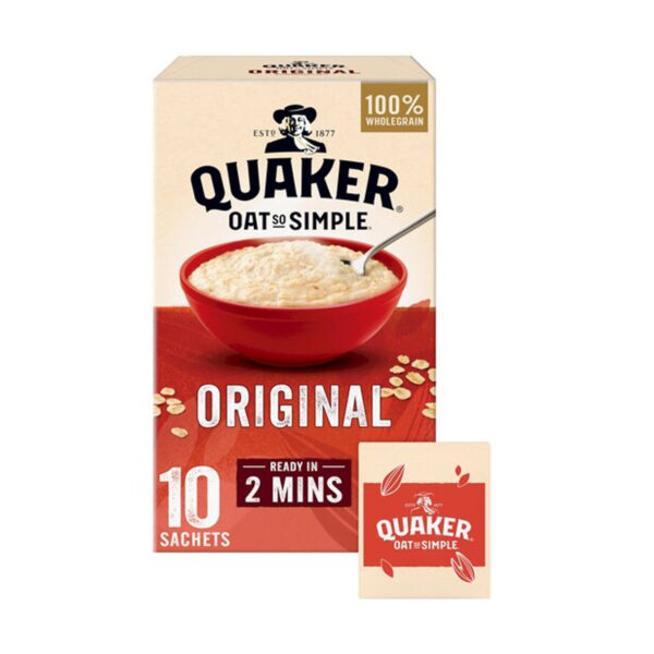 Овсяная каша Quaker Oat So Simple Original Porridge 10х27 грамм