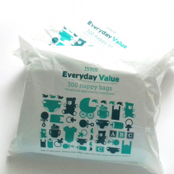Пакеты для утилизации подгузников Tesco Nappy Bags 300 шт