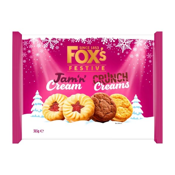 Печенье Fox's Jam & Crunch Creams 365 грамм