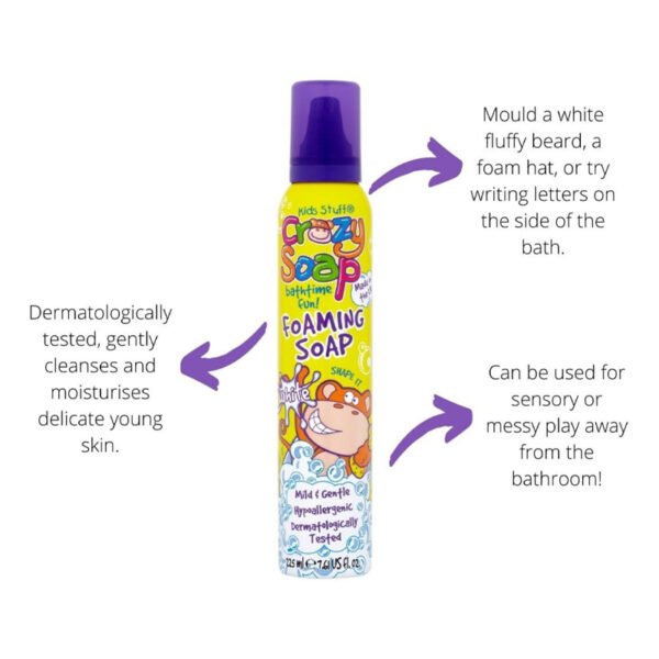 Пена-мусс для ванн Kids Stuff Crazy Foaming Soap Yellow