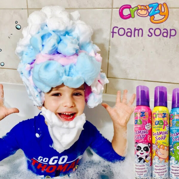 Пена-мусс для ванн Kids Stuff Crazy Foaming Soap Yellow