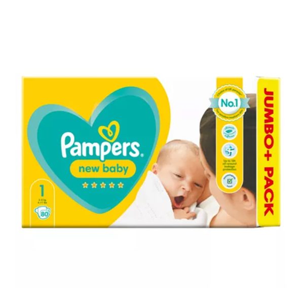 Подгузники Pampers Baby Dry 80 шт Размер 1
