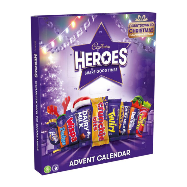 Адвент календарь Cadbury Heroes Chocolate