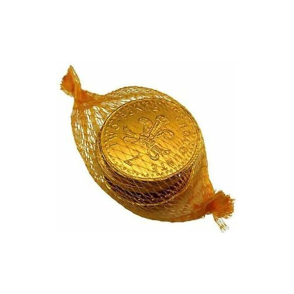 Игрушка на елку Паровозик с шоколадными монетами