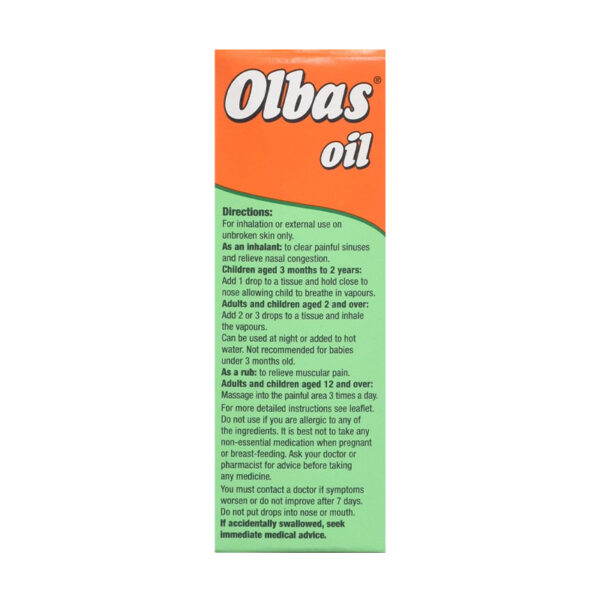 Масляный ингалятор Olbas Oil 30 мл