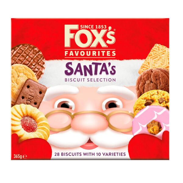 Печенье Fox's Favourites Santa's Biscuit Selection 365 грамм