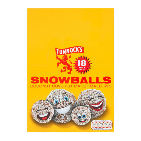 Пирожные Tunnock's Snowballs Coconut Covered Marshmallows 18 шт