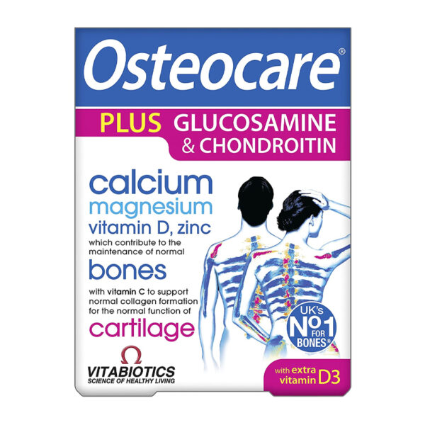 Витамины Vitabiotics Osteocare Glucosamine and Chondroitin 60 таблеток
