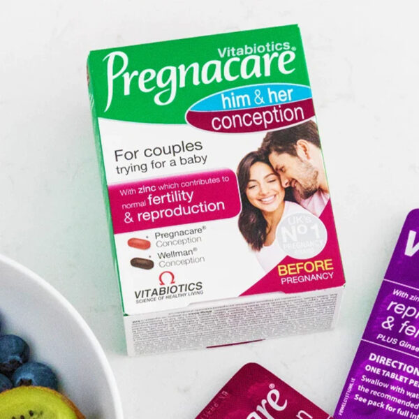 Витамины Vitabiotics Pregnacare Him&Her Conception 60 таблеток