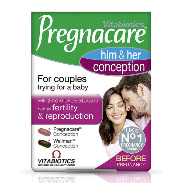 Витамины Vitabiotics Pregnacare Him&Her Conception 60 таблеток