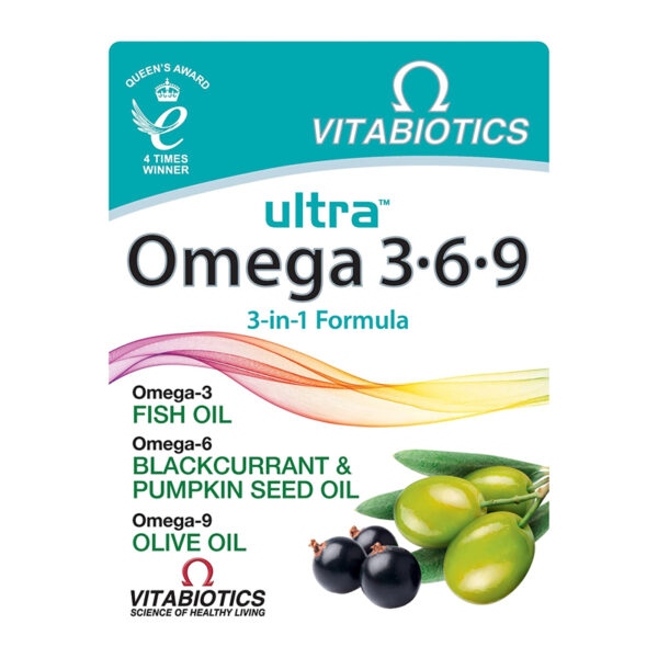 Витамины Vitabiotics Ultra Omega 3-6-9 60 капсул