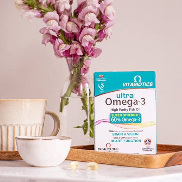 Витамины Vitabiotics Ultra Omega-3 60 капусл