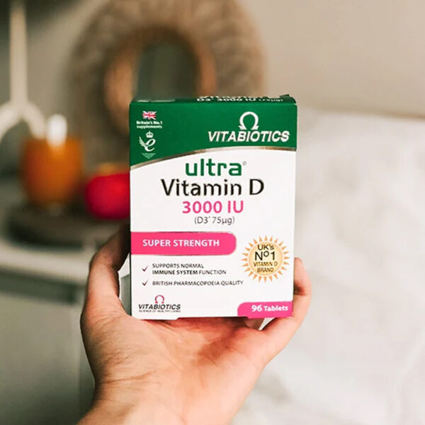 Витамины Vitabiotics Ultra Vitamin D 3000IU 96 таблеток