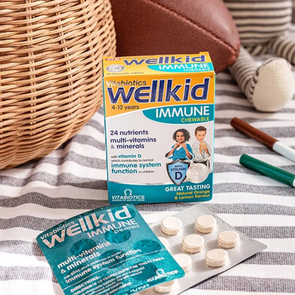 Витамины Vitabiotics Wellkid Immune Chewable 30 таблеток