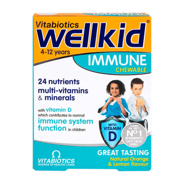 Витамины Vitabiotics Wellkid Immune Chewable 30 таблеток