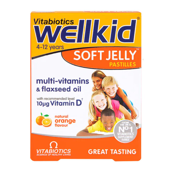 Витамины Vitabiotics Wellkid Soft Jelly Pastilles Orange