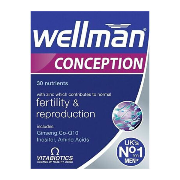 Витамины Vitabiotics Wellman Conception 30 таблеток