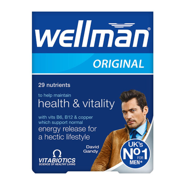 Витамины Vitabiotics Wellman Original 30 таблеток