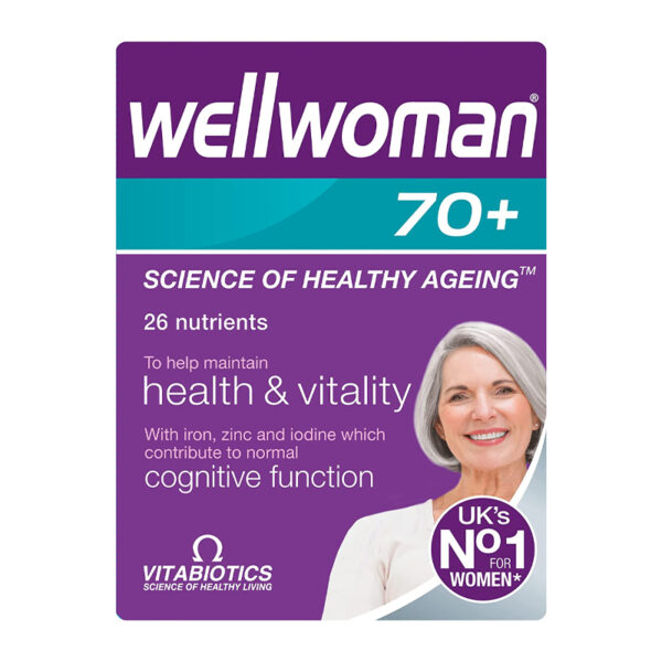 Витамины Vitabiotics Wellwoman 70+ 30 таблеток
