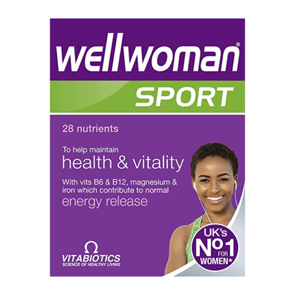 Витамины Vitabiotics Wellwoman Sport 30 таблеток