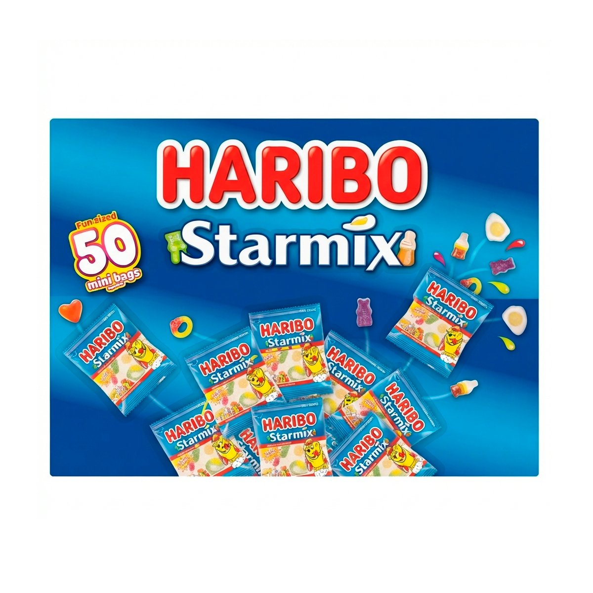 Жевательный мармелад Haribo Starmix Party Box 50 mini bags Жевательный мармелад Haribo Starmix Party Box 50 mini bags