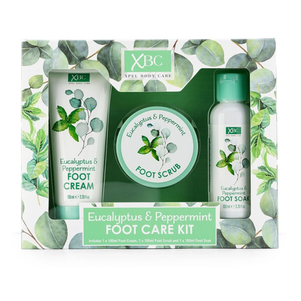 Набор для ухода за ногами Xpel Foot Care Kit Eucalyptus & Peppermint