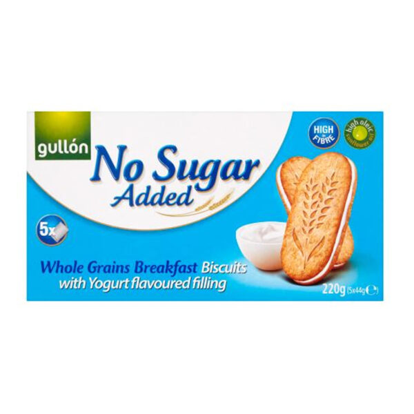 Печенье Gullon No Sugar Yogurt Biscuits 220g