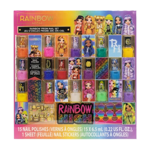 Подарочный набор лаков для ногтей Townley Girl Rainbow High Peel