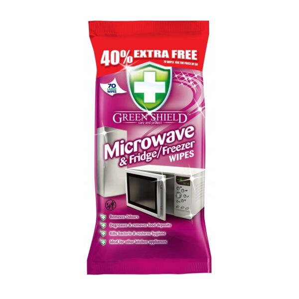Салфетки для чистки микроволновки Greenshield Microwave & Fridge Freezer Wipes