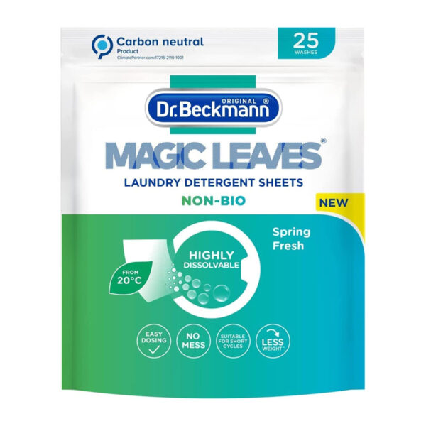 Салфетки для стирки Dr. Beckmann Magic Leaves Non-Bio 25 шт