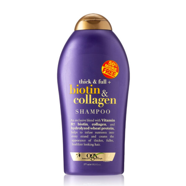 Шампунь OGX Biotin & Collagen Shampoo 577 мл