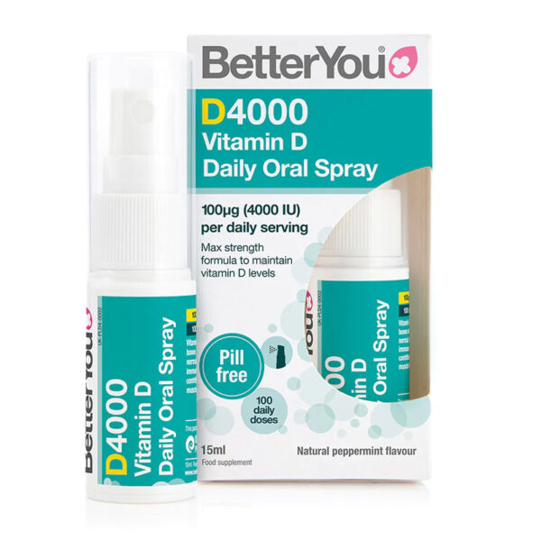 Витамины BetterYou D4000 Vitamin D Oral Spray