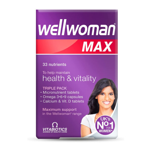 Витамины Vitabiotics Wellwoman Max 84 таблетки