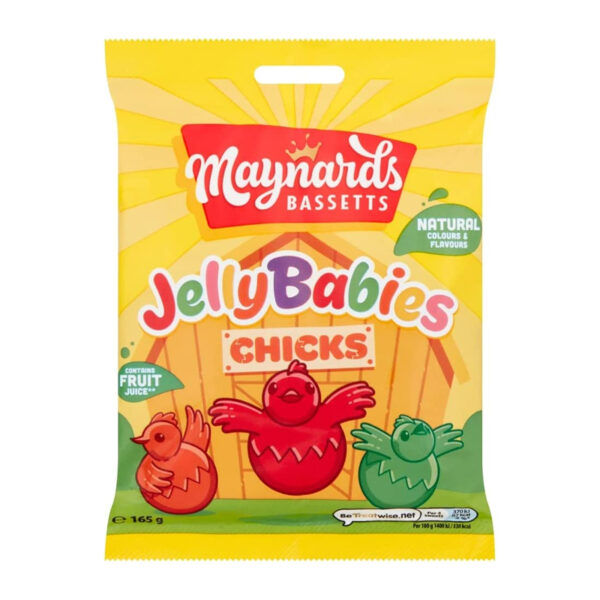 Жевательный мармелад Maynards Bassetts Jelly Babies Chicks Bag 165g