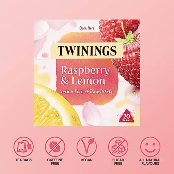 Чай Twinings Raspberry & Lemon 20 пакетиков