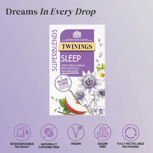 Чай Twinings Superblends Sleep Spiced apple & Vanilla