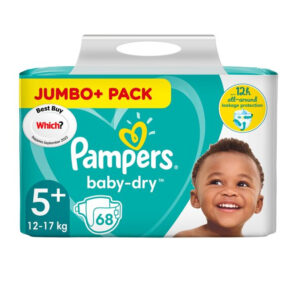Подгузники Pampers Baby Dry 68 шт Размер 5+