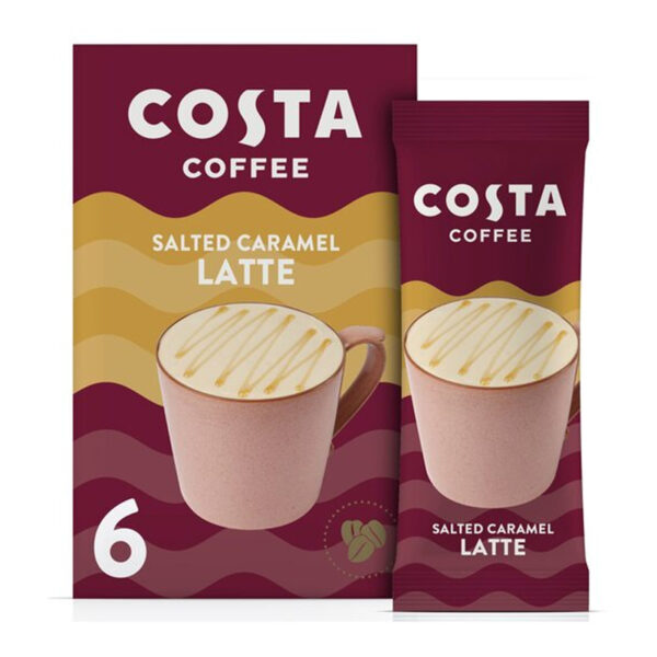 Растворимый кофе Costa Coffee Salted Caramel Latte 6x17g