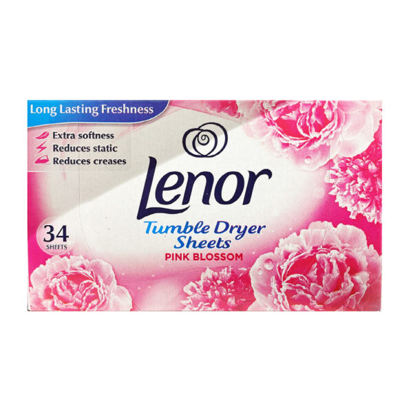 Салфетки для сушильной машины Lenor Pink Blossom 34 шт