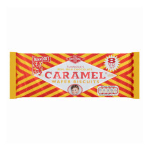 Вафельные батончики Tunnock's Caramel Wafer Original 8 шт