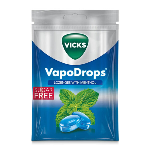 Vicks Vapodrops Menthol Sugar Free 72g