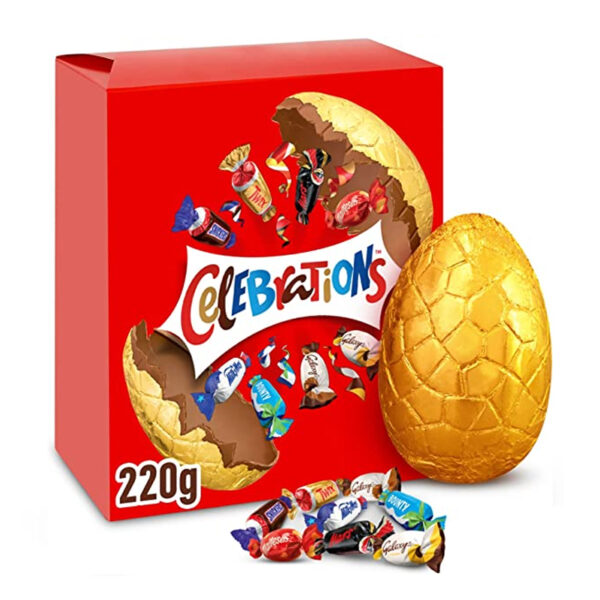 Яйцо с конфетами Celebrations Milk Chocolate Large Easter Egg 220g