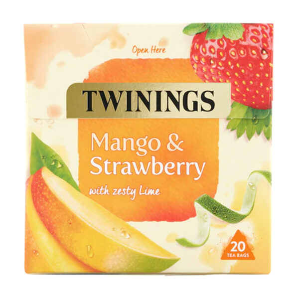Чай Twinings Mango & Strawberry 20 пакетиков