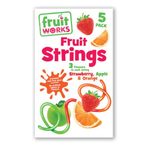 Fruit Strings 5 pack Strawberry, Apple & Orange