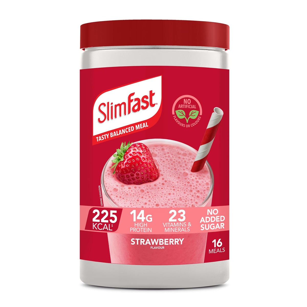 Коктейль для похудения Slimfast Meal Shake Strawberry 584g Коктейль для похудения Slimfast Meal Shake Strawberry 584g
