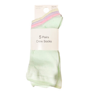 Носки Primark Crew Socks Color 37-42 5 пар